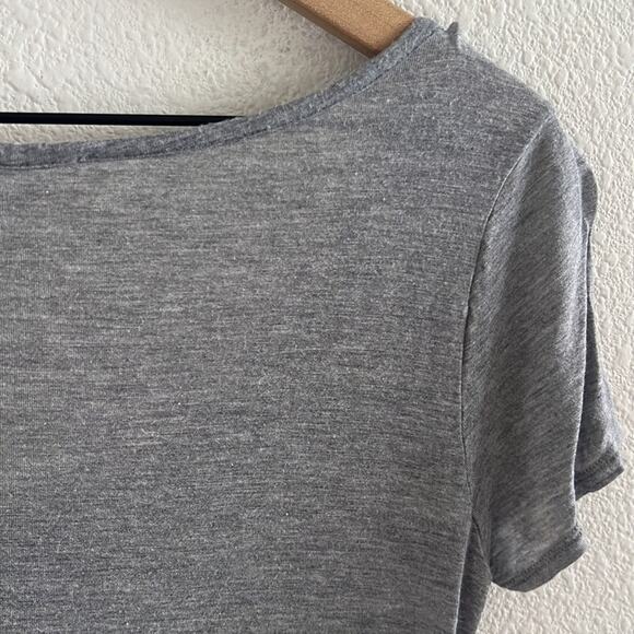 AG Adriano Goldschmied Gray Classic Pocket Tee T-Shirt 100% Modal XS - Picture 7 of 7